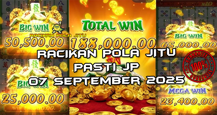 Tabel strategi Racikan Pola Jitu Mahjong Ways di Rajaslot 7 September 2025 dengan pola taruhan naga emas.
