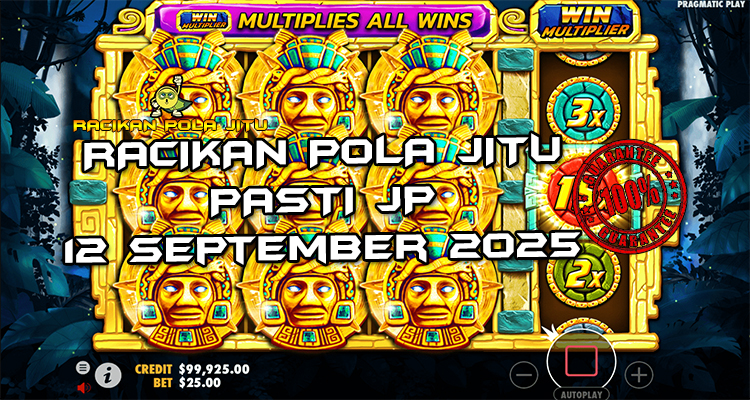 Tabel strategi Racikan Pola Jitu Rajaslot Game Aztec Gems 12 September 2025 dengan pola taruhan permata Aztec.