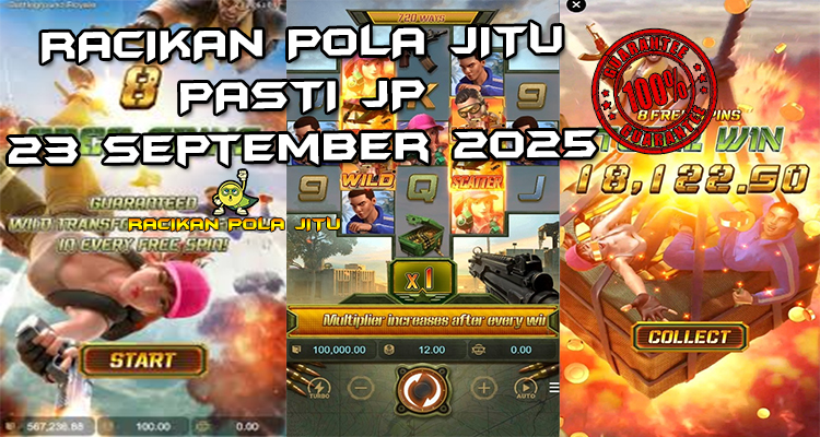 Tabel strategi Racikan Pola Jitu Rajaslot Game Battleground Royale 22 September 2025 dengan pola taruhan medan perang.