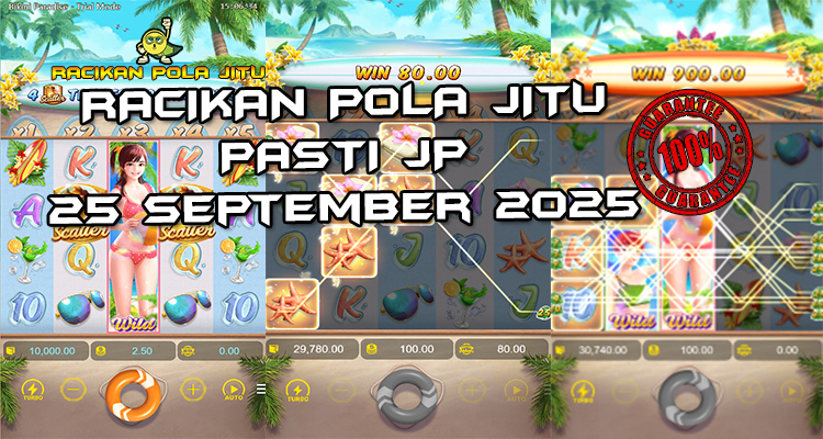 Tabel strategi Racikan Pola Jitu Rajaslot Game Bikini Paradise 25 September 2025 dengan pola taruhan pantai tropis.