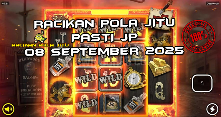 Tabel strategi Racikan Pola Jitu Rajaslot Game Deadwood 8 September 2025 dengan pola taruhan debu gurun.