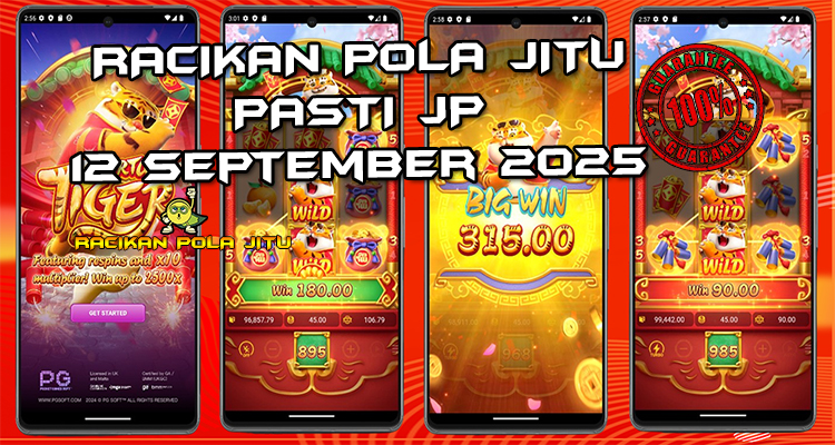 Tabel strategi Racikan Pola Jitu Rajaslot Game Fortune Tiger 12 September 2025 dengan pola taruhan harimau emas.