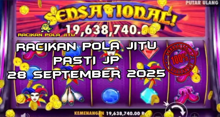 Tabel strategi Racikan Pola Jitu Rajaslot Game Joker's Jewels 28 September 2025 dengan pola taruhan sirkus ceria.