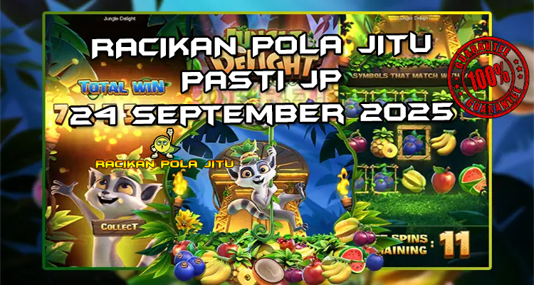 Tabel strategi Racikan Pola Jitu Rajaslot Game Jungle Delight 24 September 2025 dengan pola taruhan hutan tropis.