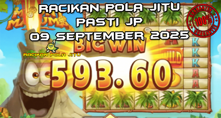 Tabel strategi Racikan Pola Jitu Rajaslot Game Mount Mazuma 9 September 2025 dengan pola taruhan buah tropis.