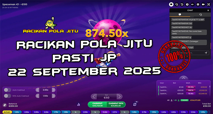 Tabel strategi Racikan Pola Jitu Rajaslot Game Spaceman 22 September 2025 dengan pola taruhan penerbangan kosmik.