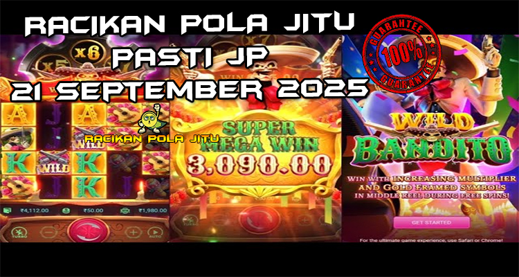 Tabel strategi Racikan Pola Jitu Rajaslot Game Wild Bandito 21 September 2025 dengan pola taruhan sombrero emas.