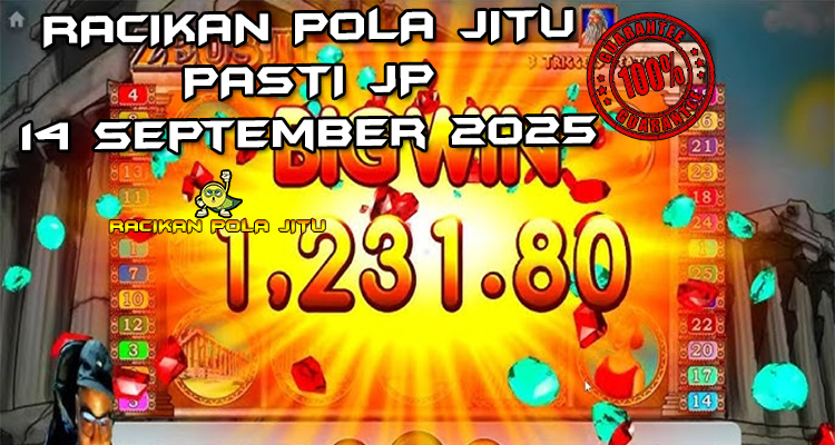 Tabel strategi Racikan Pola Jitu Rajaslot Game Zeus 2 14 September 2025 dengan pola taruhan petir Zeus.
