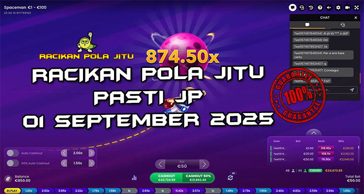 Tabel strategi Racikan Pola Jitu Spaceman di Rajaslot 1 September 2025 dengan pola taruhan bintang jatuh.