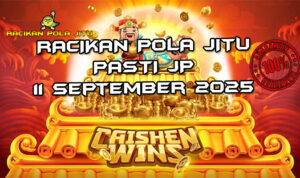 Koin emas Caishen Wins dengan Free Spins untuk Racikan Pola Jitu Rajaslot Game Caishen Wins 11 September 2025.