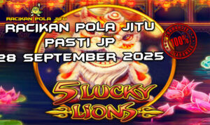 Savana 5 Lucky Lions dengan Free Spins untuk Racikan Pola Jitu Rajaslot Game 5 Lucky Lions 28 September 2025.