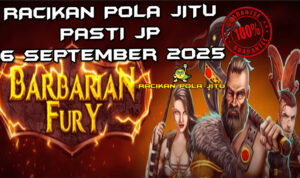 Kapak perang Barbarian Fury dengan Free Spins untuk Racikan Pola Jitu Rajaslot Game Barbarian Fury 16 September 2025.