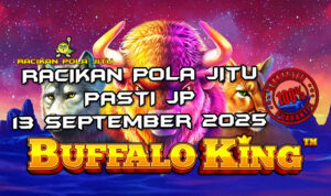 Bison perkasa Buffalo King dengan Free Spins untuk Racikan Pola Jitu Rajaslot Game Buffalo King 13 September 2025.