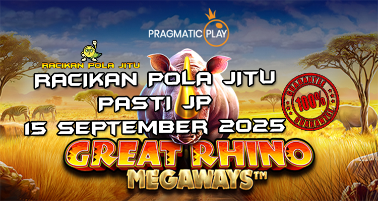 Badak perkasa Great Rhino Megaways dengan Free Spins untuk Racikan Pola Jitu Rajaslot Game Great Rhino Megaways 15 September 2025.