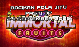Kasino retro Immortal Fruits dengan xWheel Feature untuk Racikan Pola Jitu Rajaslot Game Immortal Fruits 24 September 2025.
