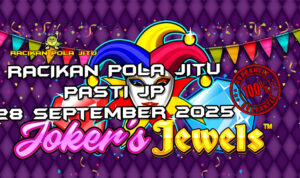 Arena Joker's Jewels dengan Scatter Bonus untuk Racikan Pola Jitu Rajaslot Game Joker's Jewels 28 September 2025.