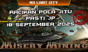 Tambang kelam Misery Mining dengan Lucky Wagon Spins untuk Racikan Pola Jitu Rajaslot Game Misery Mining 18 September 2025.