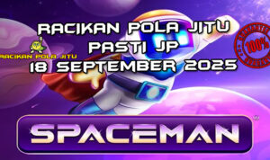 Kapsul galaksi Spaceman dengan Cashout untuk Racikan Pola Jitu Rajaslot Game Spaceman 18 September 2025.