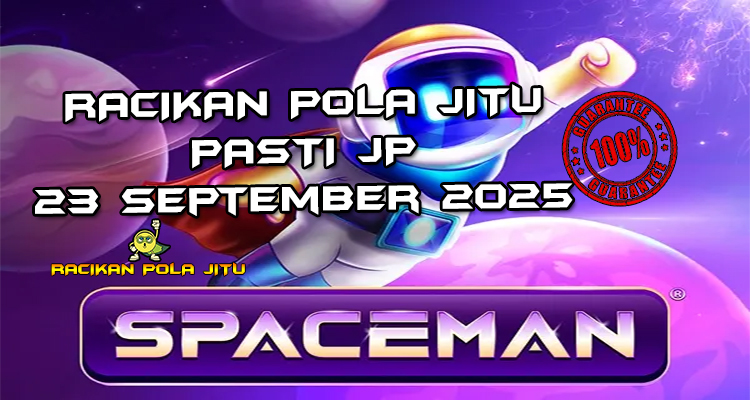 Petualangan luar angkasa Spaceman dengan Cashout untuk Racikan Pola Jitu Rajaslot Game Spaceman 23 September 2025.