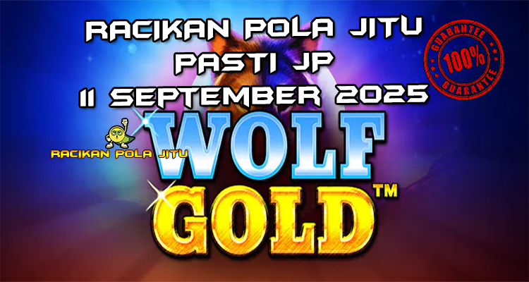 Serigala liar Wolf Gold dengan Free Spins untuk Racikan Pola Jitu Rajaslot Game Wolf Gold 11 September 2025.