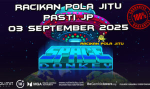 Monyet astronot Space Donkey dengan Free Spins untuk Racikan Pola Jitu Space Donkey di Rajaslot 3 September 2025.
