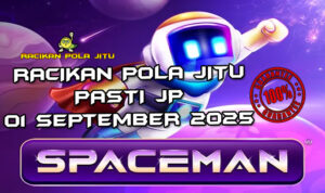 Kapsul Spaceman dengan Cashout untuk Racikan Pola Jitu Spaceman di Rajaslot 1 September 2025.