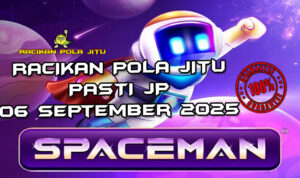 Astronot Spaceman dengan Cashout untuk Racikan Pola Jitu Spaceman di Rajaslot 6 September 2025.