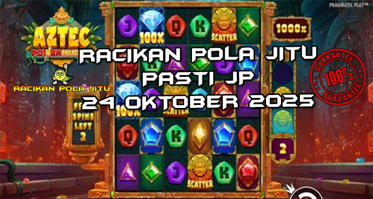 Tabel strategi Racikan Pola Jitu Rajaslot Game Aztec Powernudge 24 Oktober 2025 dengan pola piramida Aztec.