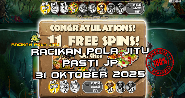 Tabel strategi Racikan Pola Jitu Rajaslot Game Big Bass Amazon Xtreme 31 Oktober 2025 dengan pola memancing ekstrem.