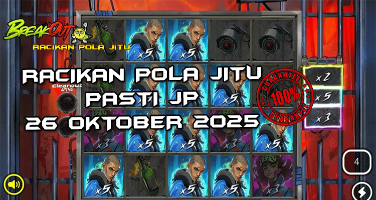 Tabel strategi Racikan Pola Jitu Rajaslot Game Breakout 26 Oktober 2025 dengan pola pelarian penjara.