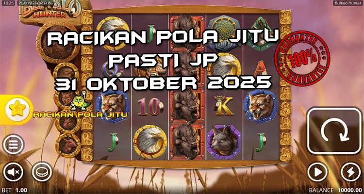 Tabel strategi Racakan Pola Jitu Rajaslot Game Buffalo Hunter 30 Oktober 2025 dengan pola pemburu bison.