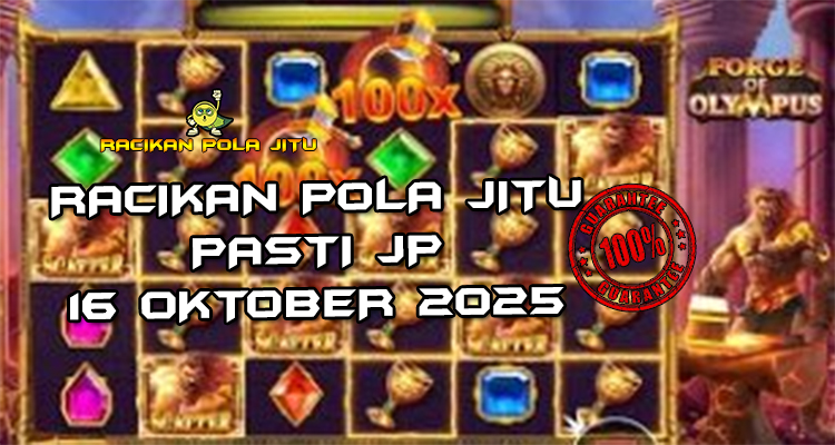 Tabel strategi Racikan Pola Jitu Rajaslot Game Forge of Olympus 16 Oktober 2025 dengan pola kuil Hephaestus.