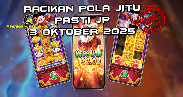 Tabel strategi Racikan Pola Jitu Rajaslot Game Fortune Rabbit 3 Oktober 2025 dengan pola ladang keberuntungan.