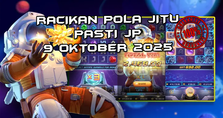 Tabel strategi Racikan Pola Jitu Rajaslot Game Galactic Gems 9 Oktober 2025 dengan pola permata galaksi.