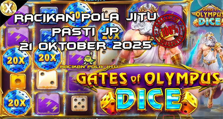 Tabel strategi Racikan Pola Jitu Rajaslot Game Gates of Olympus Dice 21 Oktober 2025 dengan pola mitologi Olympus.