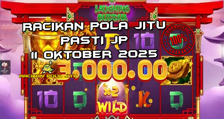 Tabel strategi Racikan Pola Jitu Rajaslot Game Laughing Buddha 11 Oktober 2025 dengan pola Buddha ceria.
