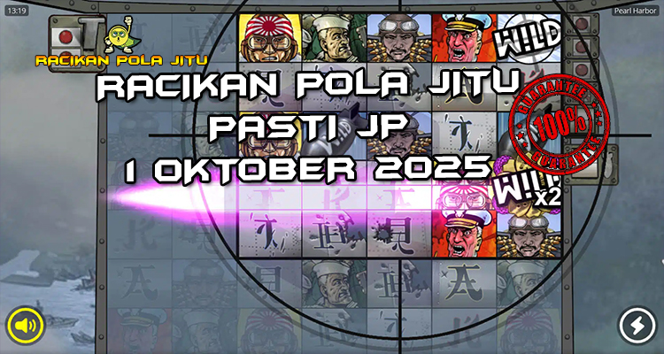 Tabel strategi Racikan Pola Jitu Rajaslot Game Pearl Harbor 1 Oktober 2025 dengan pola pertempuran laut.