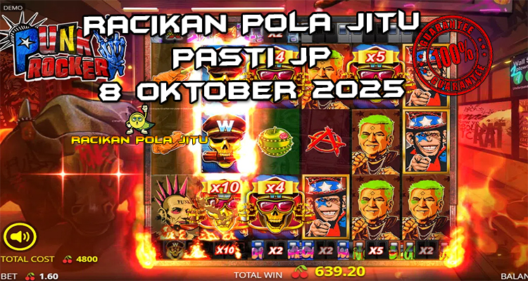 Tabel strategi Racikan Pola Jitu Rajaslot Game Punk Rocker 8 Oktober 2025 dengan pola panggung punk.