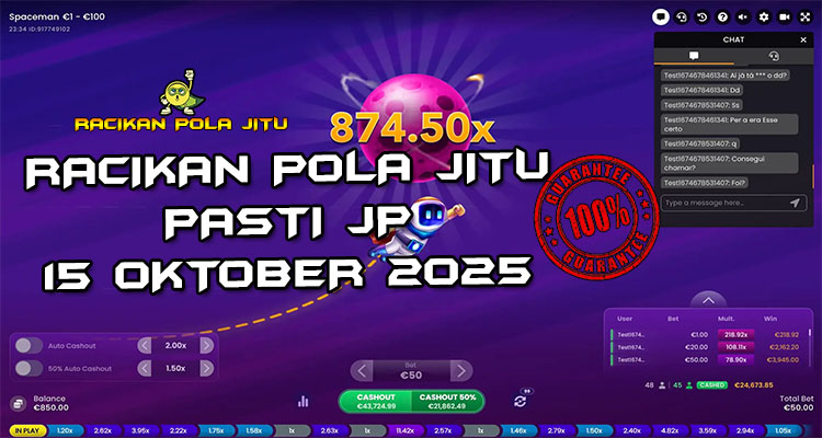 Tabel strategi Racikan Pola Jitu Rajaslot Game Spaceman 15 Oktober 2025 dengan pola orbit galaksi.