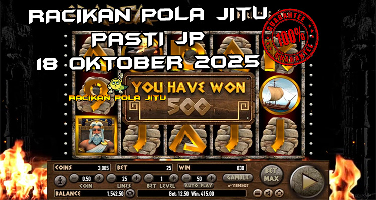 Tabel strategi Racikan Pola Jitu Rajaslot Game Sparta 18 Oktober 2025 dengan pola pertempuran Spartan.