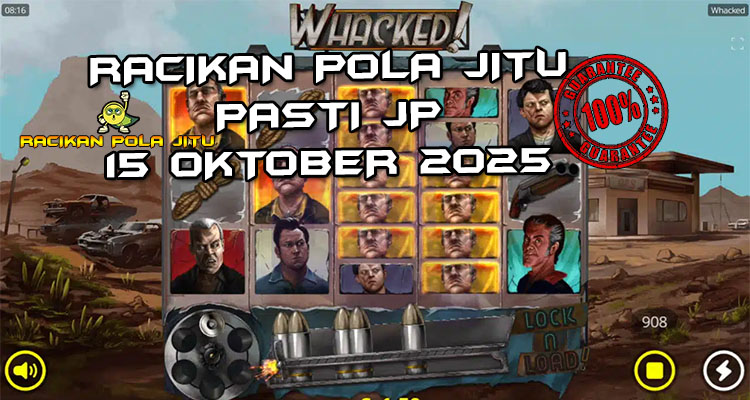 Tabel strategi Racikan Pola Jitu Rajaslot Game Whacked! 15 Oktober 2025 dengan pola dunia mafia.