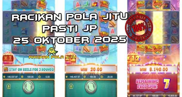 Tabel strategi Racikan Pola Jitu Rajaslot Game Wild Coaster 25 Oktober 2025 dengan pola rollercoaster epik.