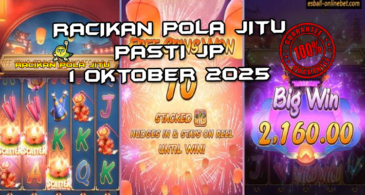 Tabel strategi Racikan Pola Jitu Rajaslot Game Wild Fireworks 1 Oktober 2025 dengan pola pesta kembang api.