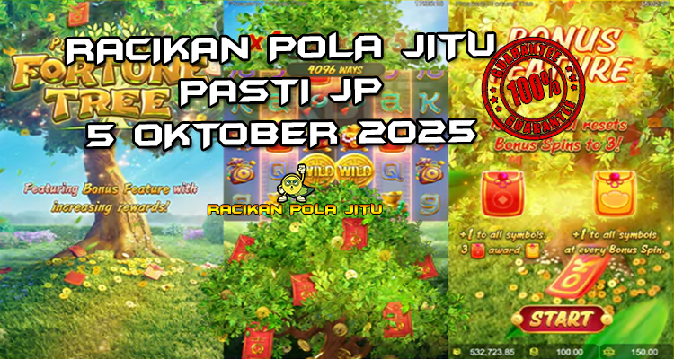 Tabel strategi Racikan Pola Jitu Rajaslot Game Prosperity Fortune Tree 4 Oktober 2025 dengan pola pohon keberuntungan.