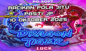 Duel naga harimau Dragon Tiger Luck untuk Racikan Pola Jitu Rajaslot Game Dragon Tiger Luck 10 Oktober 2025.