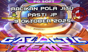 Permen antargalaksi Galactic Gems untuk Racikan Pola Jitu Rajaslot Game Galactic Gems 9 Oktober 2025.