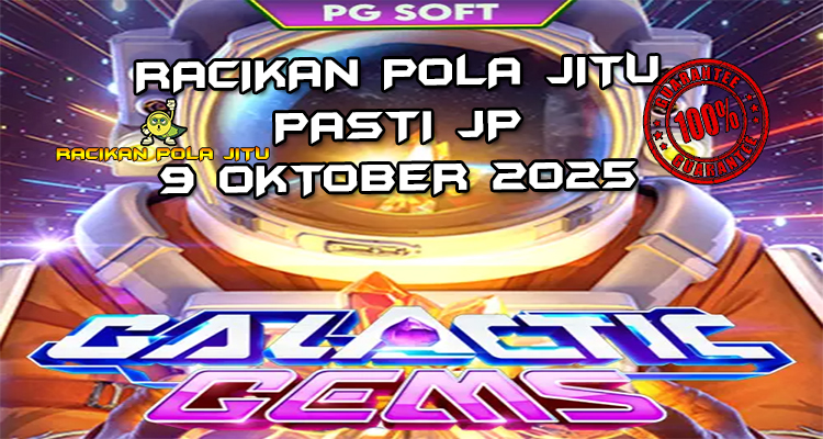 Permen antargalaksi Galactic Gems untuk Racikan Pola Jitu Rajaslot Game Galactic Gems 9 Oktober 2025.
