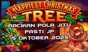 Pohon Natal Happiest Christmas Tree untuk Racikan Pola Jitu Rajaslot Game Happiest Christmas Tree 15 Oktober 2025.