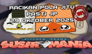 Sushi gila Kitchen Drama Sushi Mania untuk Racikan Pola Jitu Rajaslot Game Kitchen Drama Sushi Mania 29 Oktober 2025.