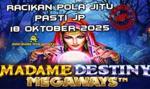 Petualangan Mistis Epik Rajaslot 2025 Ruang ramalan Madame Destiny Megaways untuk Racagan Pola Jitu Rajaslot Game Madame Destiny Megaways 18 Oktober 2025.